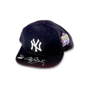  New York Yankees Autographed 1999 World Series Hat: Sports & Outdoors