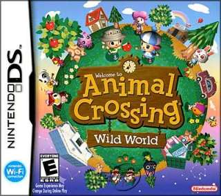   Brand New DS Games Card: Animal Crossing Wild World Free Shipping