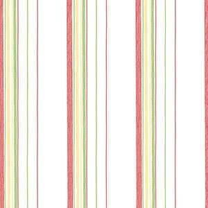 Stripes Red, Yellow and Green on White Wallpaper in Kitchen Concepts 3