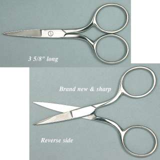 These nice little embroidery scissors are high quality steel and are 