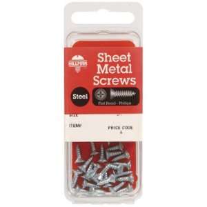    Hillman Zinc Plated Steel Sheet Metal Screws: Home Improvement