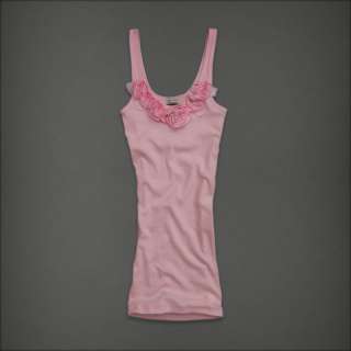Abercrombie LUCY Tank Top Shirt NEW $40 pink  
