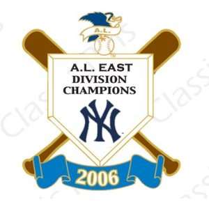  New York Yankees 2006 AL East Division Champs Pin Sports 