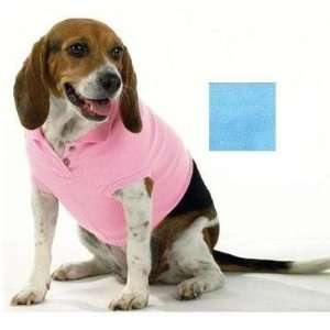  Doggie Skins Polo Shirt Medium   Light Blue: Pet Supplies