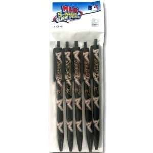  Houston Astros 5 Pack of Click Pens