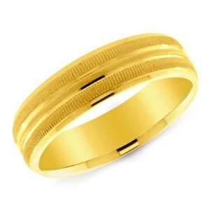  14K Yellow Gold Mens Wedding Band Ring Size 14 Jewelry