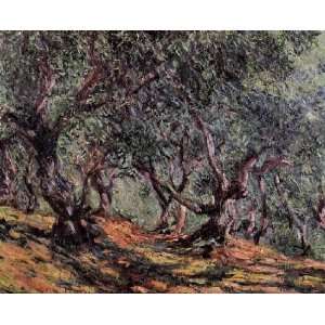   name Olive Trees in Bordighera, by Monet Claude