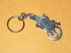 Charming Vintage Sterling Creature Key Ring  