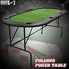   Table Foldable 8 Player Casino Texas Holdem Poker Playing Table New