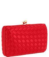Franchi Handbags   Joan Woven Silk Box Clutch