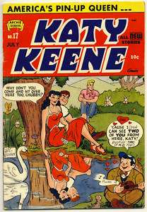 KATY KEENE #17 VG Archie Comics 1954 Paper Dolls  