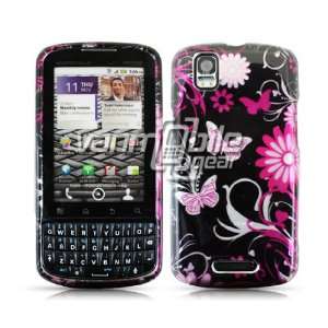   BUTTERFLY DESIGN CASE + LCD SCREEN PROTECTOR for MOTOROLA DROID PRO