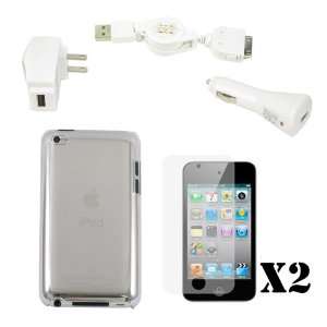   Clear + 3 in 1 Charger Combo + 2X Screen Guard Protector Electronics
