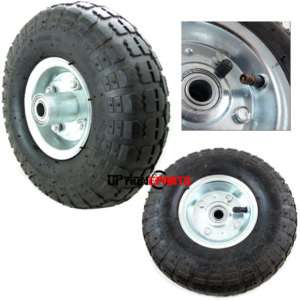 10 INCH AIR TIRES FOR DOLLY HAND TRUCKS GO CART  