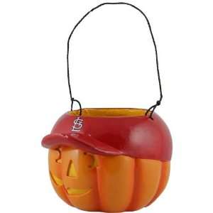 St Louis Cardinals Halloween Pumpkin Bucket  Sports 
