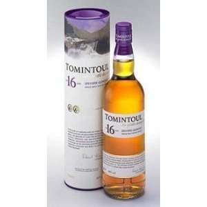 Tomintoul Scotch Single Malt Aged 16 Years 750ML Grocery 