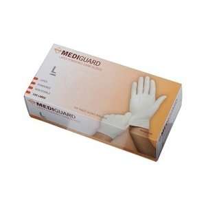 MediGuard Powdered Latex Exam Gloves   Small, 10 box / Case, 1,000 