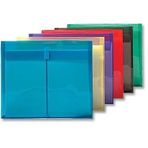    Multi Colored Expandable Velcro® Envelopes: Office Products