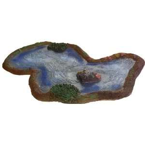  Terrain Rivers   Lagoon 9x5 Aerial Blue (Finished) Toys & Games