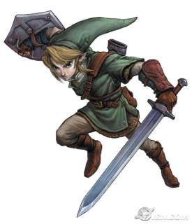   Legend of Zelda Twilight Princess: Master Sword & Hylian Shield w/ CD