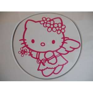  Hello Kitty Racing Car Decal Sticker (New) Pink Angel 