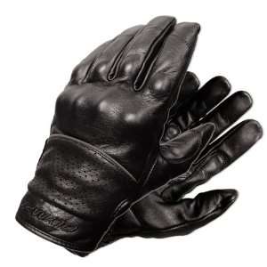   450 Full Throttle Black Large Classic Motorcycle Gloves: Automotive