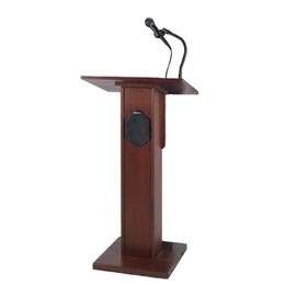 AmpliVox SW355 Elite Solid Hard Wood Lectern Stand  NEW  