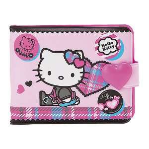 Hello Kitty Vinyl Wallet: Plaid