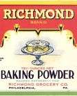 Richmond Brand Baking Powder Richmond Gro. Philadelphia