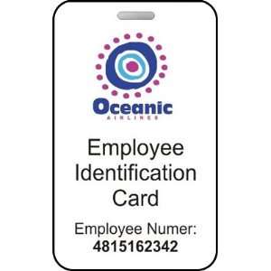  LOST Oceanic Airlines Employee Identification Card Office 
