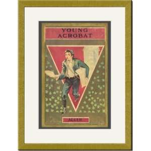    Gold Framed/Matted Print 17x23, Young Acrobat: Home & Kitchen