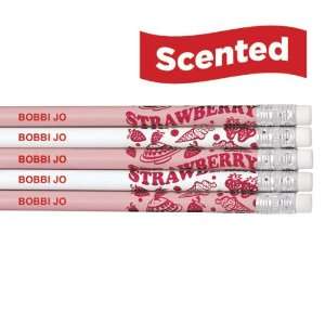  Scented Strawberry Pencils Set of 24