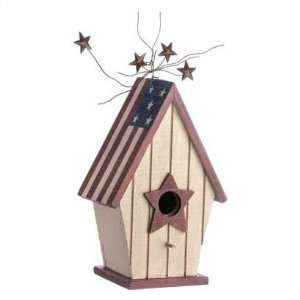 Star Spangled Bird Cottage Decorative Bird House  Kitchen 
