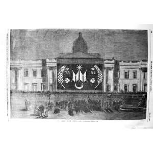    1856 PEACE ILLUMINATIONS NATIONAL GALLERY BUILDING