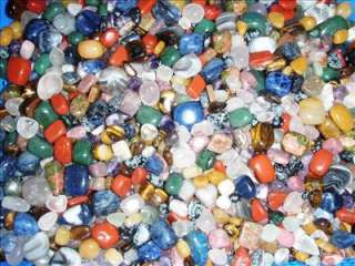   Semi precious Gemstone Mix (small to medium size pieces)   1 Kg Lot