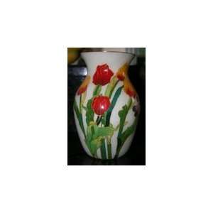 Chinese White Cloisonne Floral Vase: Everything Else