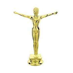  Gold 5 1/4 Female Gymnast Figure Trophy: Everything Else
