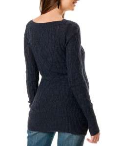 new $89 A PEA IN THE POD MATERNITY medium CABLE KNIT SWEATER  