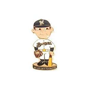   Pin   Milwaukee Brewers Bobble Head Pin by Aminco