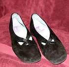 THIERRY RABOTIN Claire $415 Black Suede Loafers Slipons 39 FREE ship 