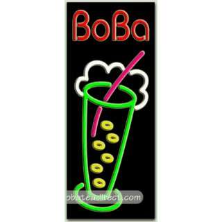  Boba, Logo (vertical) Neon Sign (32H x 13L x 3D 
