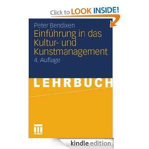 Einführung in das Kultur  und Kunstmanagement (German Edition): Peter 