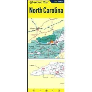  American Map 656413 North Carolina State Slicker Map 