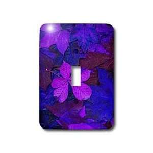 Yves Creations Colorful Leaves   Misty Purple Leaves   Light Switch 