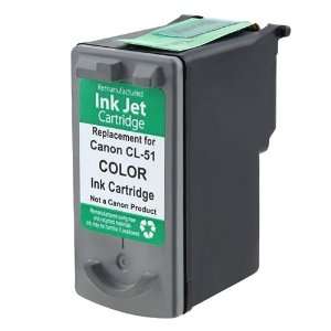   Canon CL51 CL51 High Yield Color Ink Cartridge Electronics