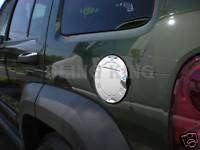 02 07 Jeep Liberty Chrome fuel door gas cap petro cover  