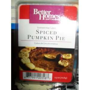  Better Homes and Gardens Spiced Pumpkin Pie Scented Wax 