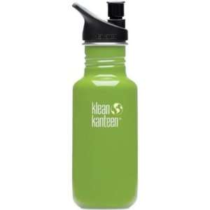 Klean Kanteen K18PPS BG 18 oz Water Bottle with Sport Cap, Be Green 