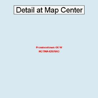  USGS Topographic Quadrangle Map   Provincetown OE W 