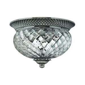  Plantation Collection Antique Nickel 12 Wide Ceiling Light: Home 